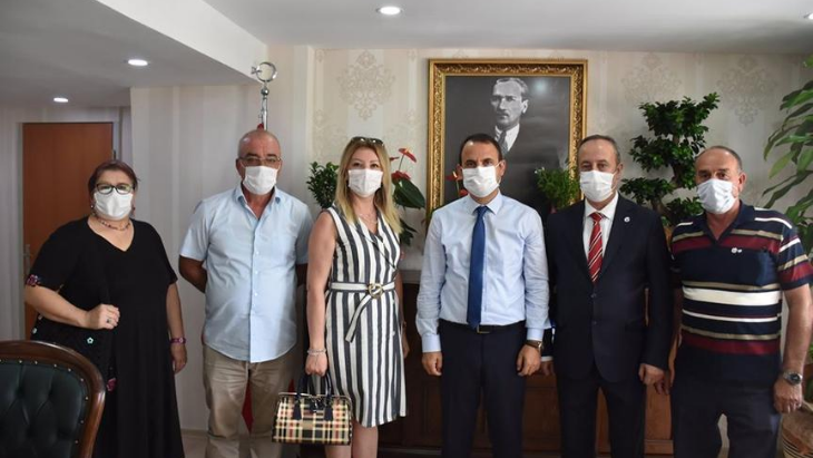 Çatalca Kaymakamımız Erdoğan Turan Ermiş'i makamında ziyaret ettik